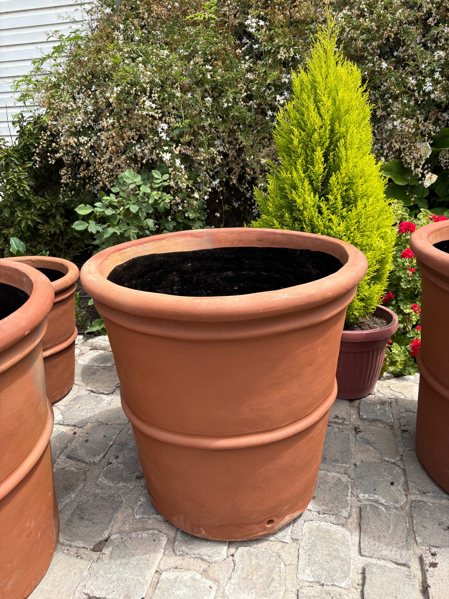 Maceteros De Greda 60x60 de Gran Tamaño. "Pack 2 Unidades"