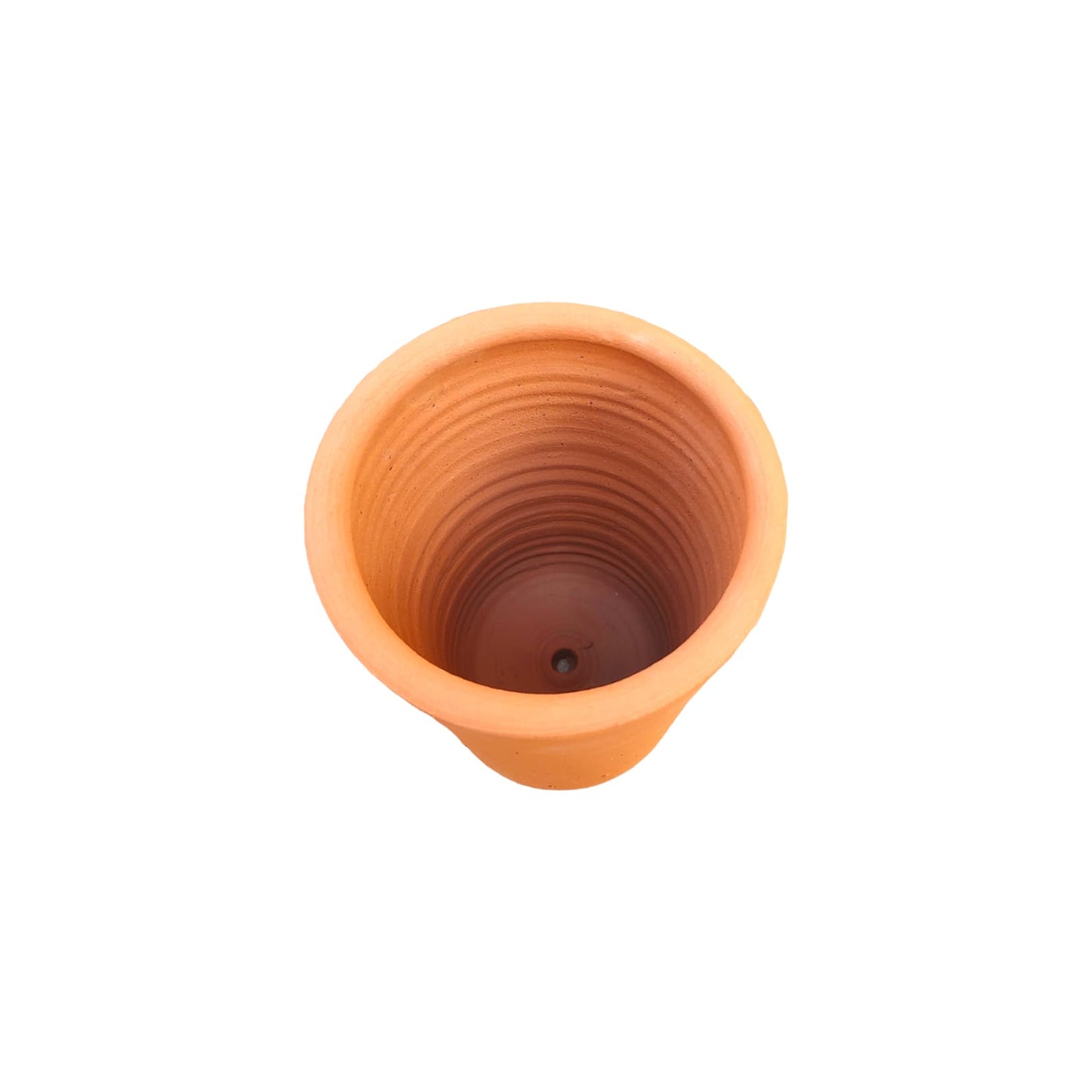 Maceta de Greda Modelo Tubo 25x15cm "Pack 2 Unidades"