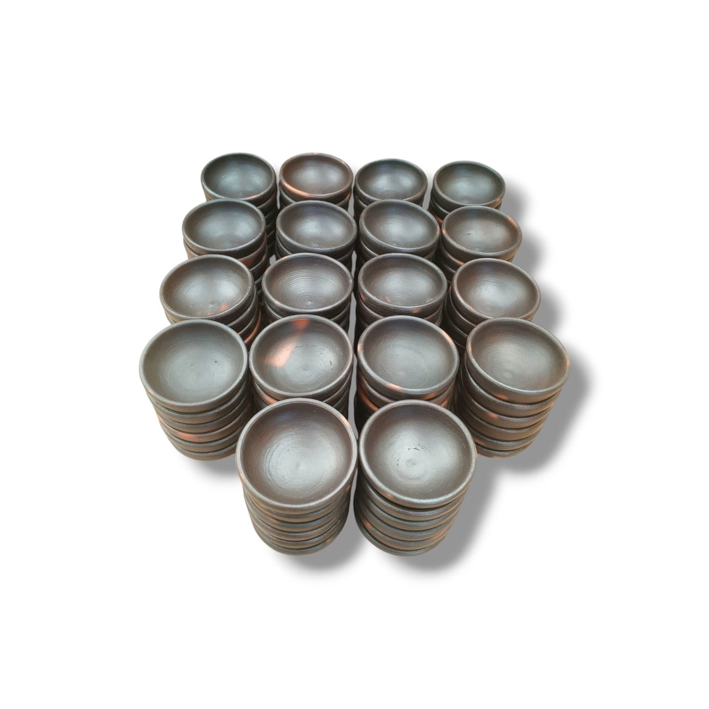 Pocillo de Greda para Pebre o Salsas. Pack 100 Unidades.