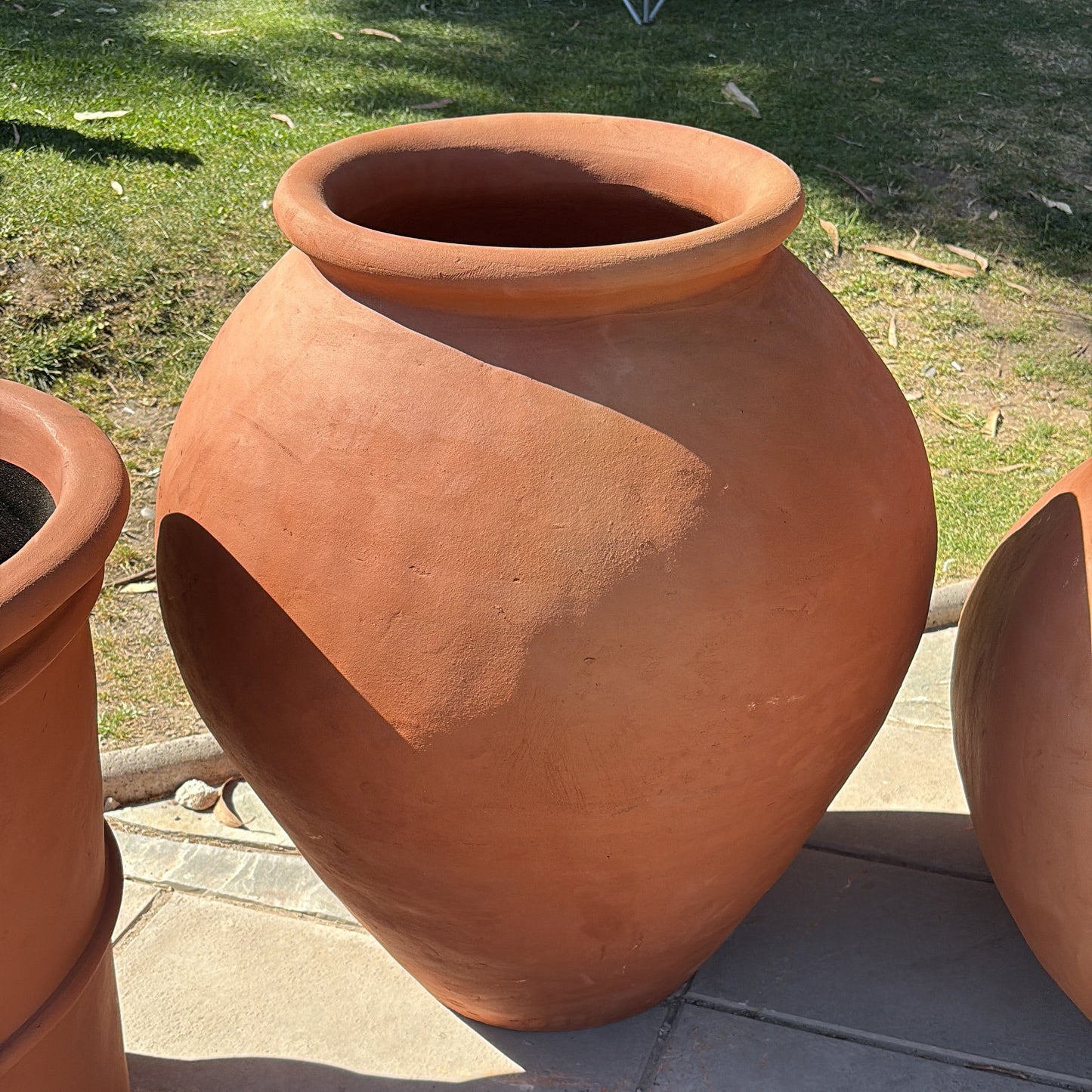 Tinajas De Greda 80x80 cm de Gran Tamaño. "Pack 2 Unidades"