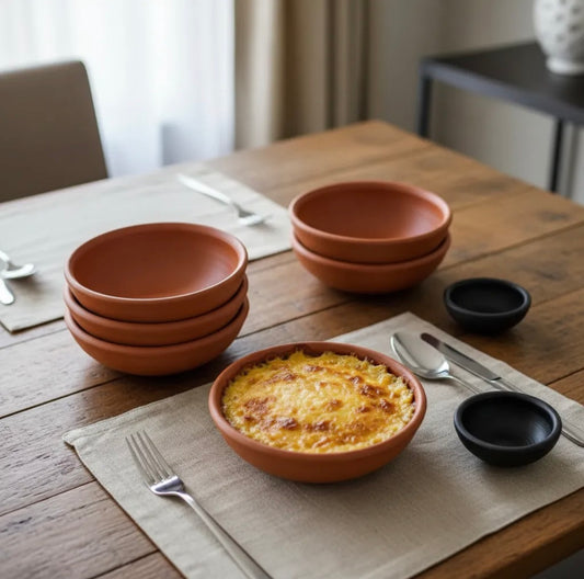 Pailas De Greda Para Pastel de Choclo 16cm, Pack 12 Unid