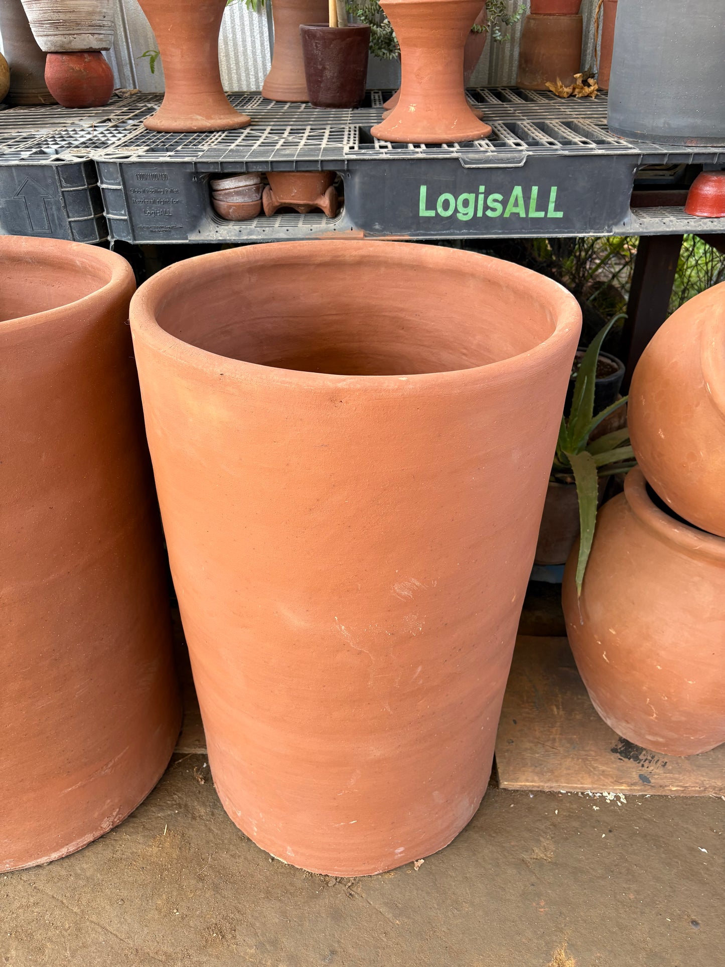 Macetero De Greda 90x60cm de Gran Tamaño.