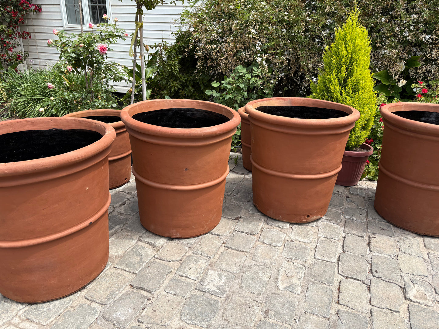 Maceteros De Greda 60x60 de Gran Tamaño. "Pack 2 Unidades"