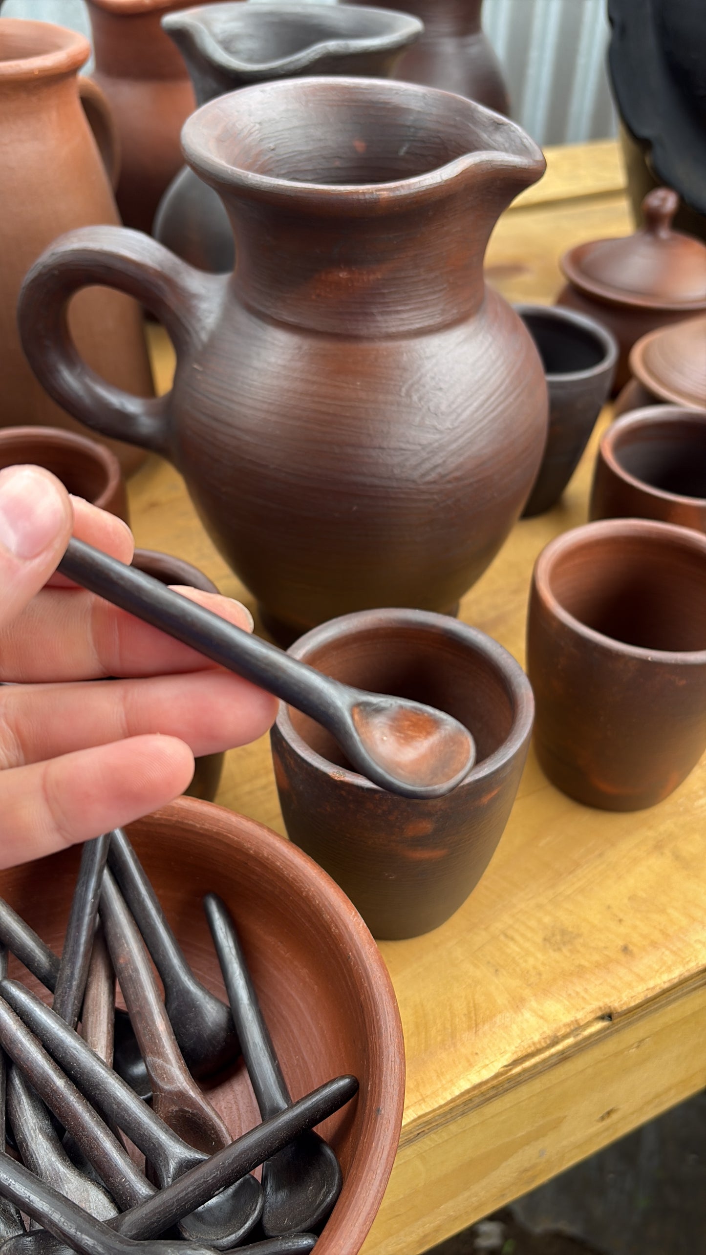 Cucharas de greda