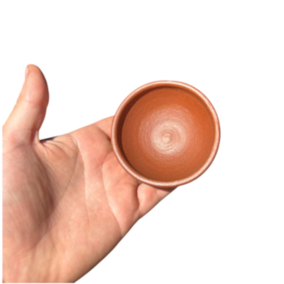 Pocillos de Greda para Pebre o Salsas. Pack 12 Unidades.